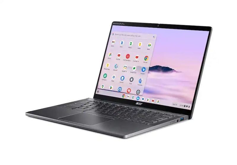 Acer Chromebook Plus Spin 714 2-en-1 portátil con IA de Google – pantalla táctil IPS Full HD de 14" | Intel Core Ultra 5 115U | 8 GB LPDDR5 SSD de