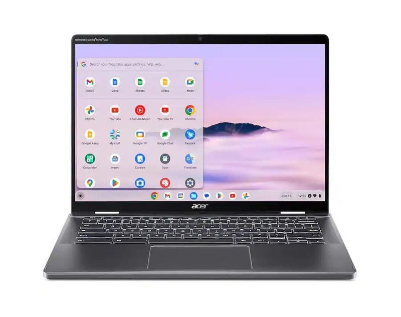 Acer Chromebook Plus Spin 714 2-en-1 portátil con IA de Google – pantalla táctil IPS Full HD de 14" | Intel Core Ultra 5 115U | 8 GB LPDDR5 SSD de