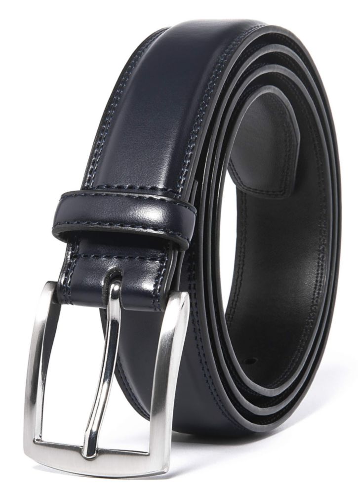 Cinturón de vestir de cuero genuino Fabio Valenti – 25 cm
