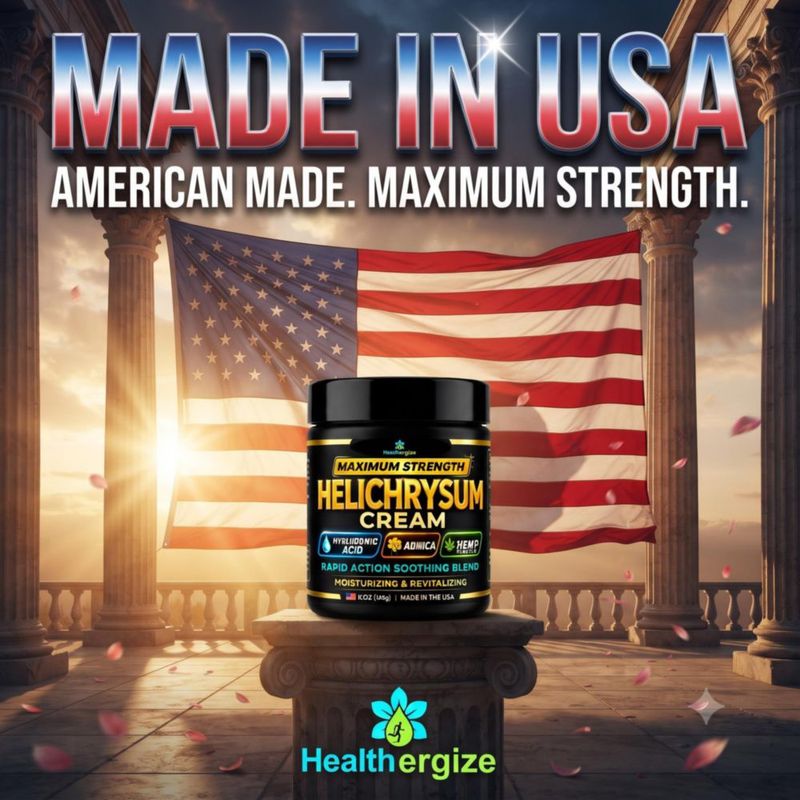 Crema Healthergize Helichrysum de Máxima Potencia 141 g con Ácido Hialurónico