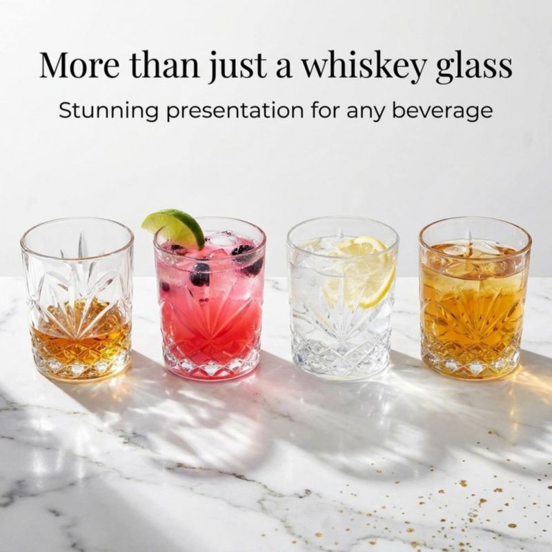 Vasos de whisky Godinger juego de 4 de 330 ml