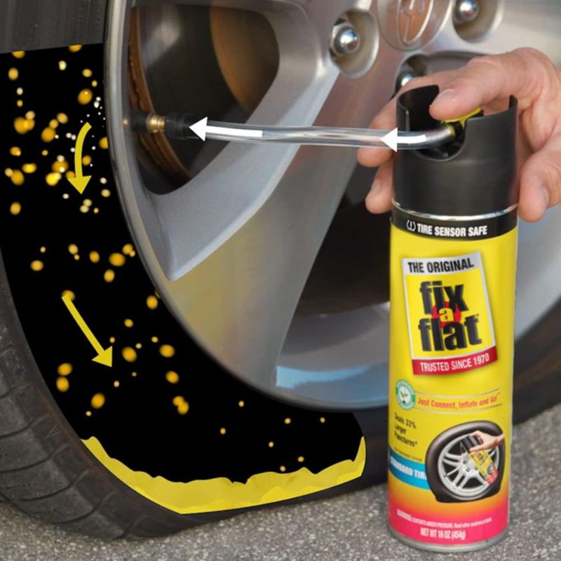Inflador de Neumáticos Fix-A-Flat S60197 16 oz Paquete de 2
