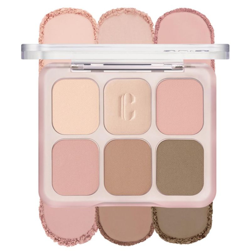 Paleta de sombras de ojos CLIO PROFESSIONAL 6 colores Rosa Malva