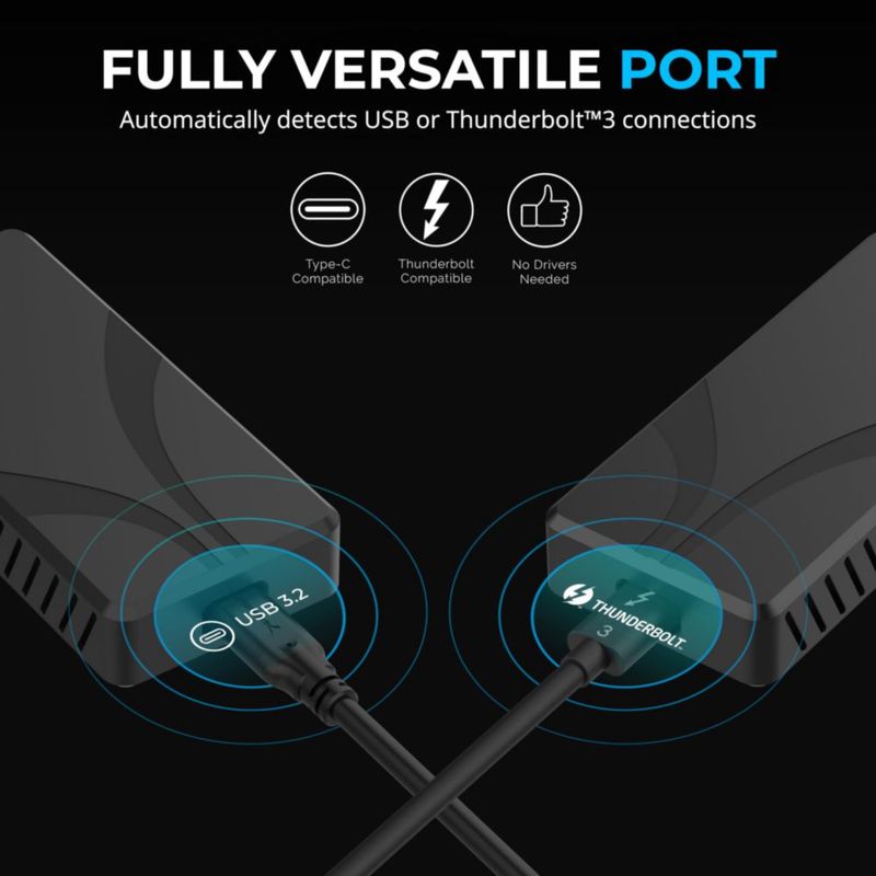 SSD portátil SABRENT 2TB Thunderbolt 3 2700 MB/s