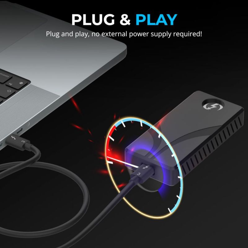 SSD portátil SABRENT 2TB Thunderbolt 3 2700 MB/s