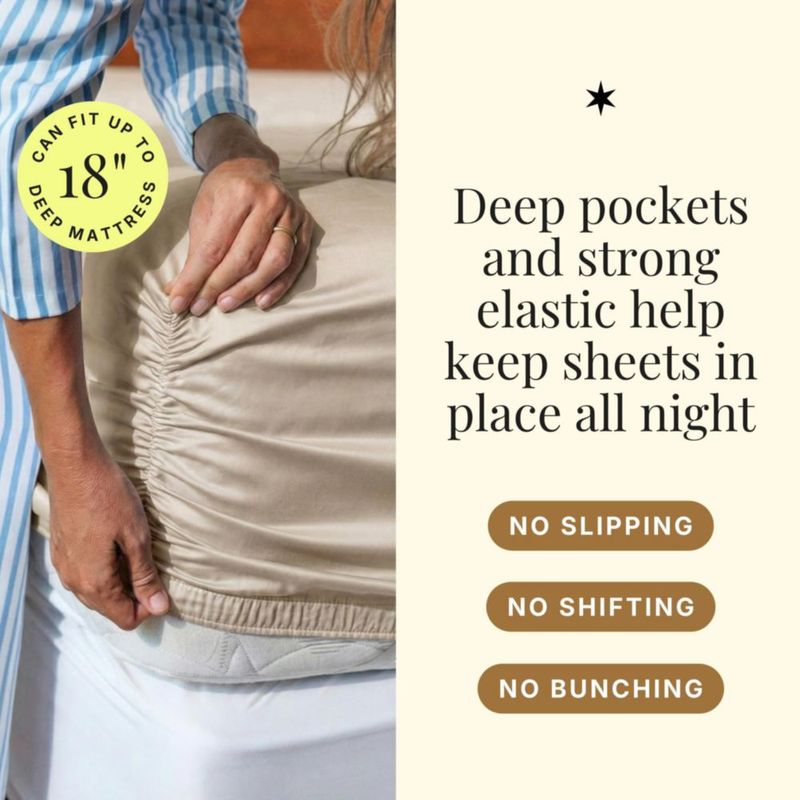 Juego de ropa de cama Miracle Made Queen de 4 piezas con tratamiento de plata