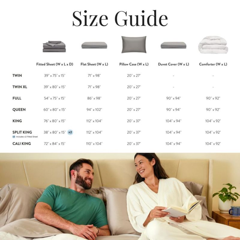 Juego de ropa de cama Miracle Made Queen de 4 piezas con tratamiento de plata