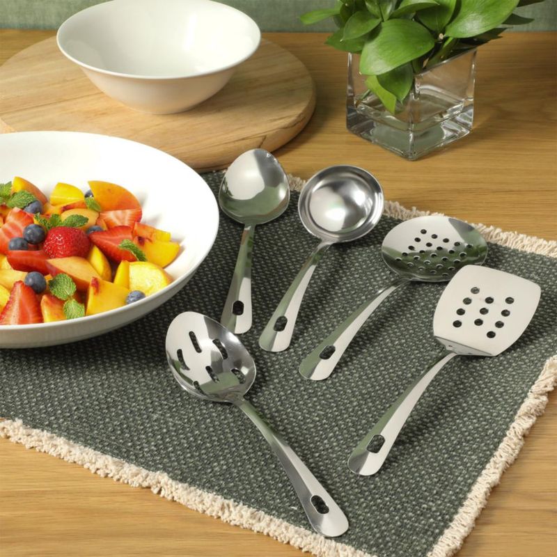 Juego de servir Gibson Home de 5 piezas acero inoxidable