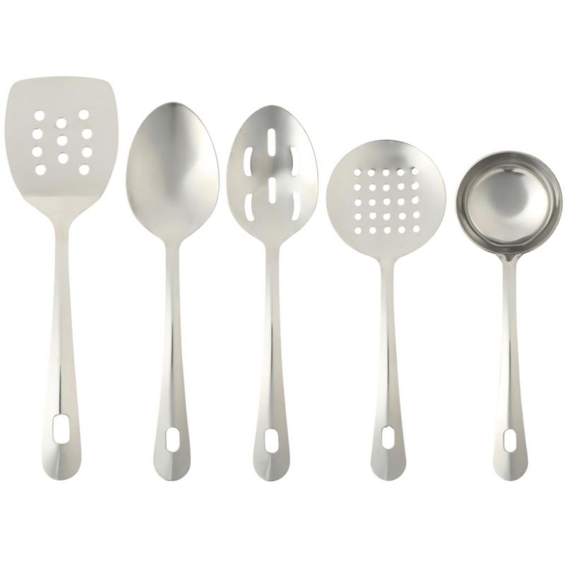 Juego de servir Gibson Home de 5 piezas acero inoxidable
