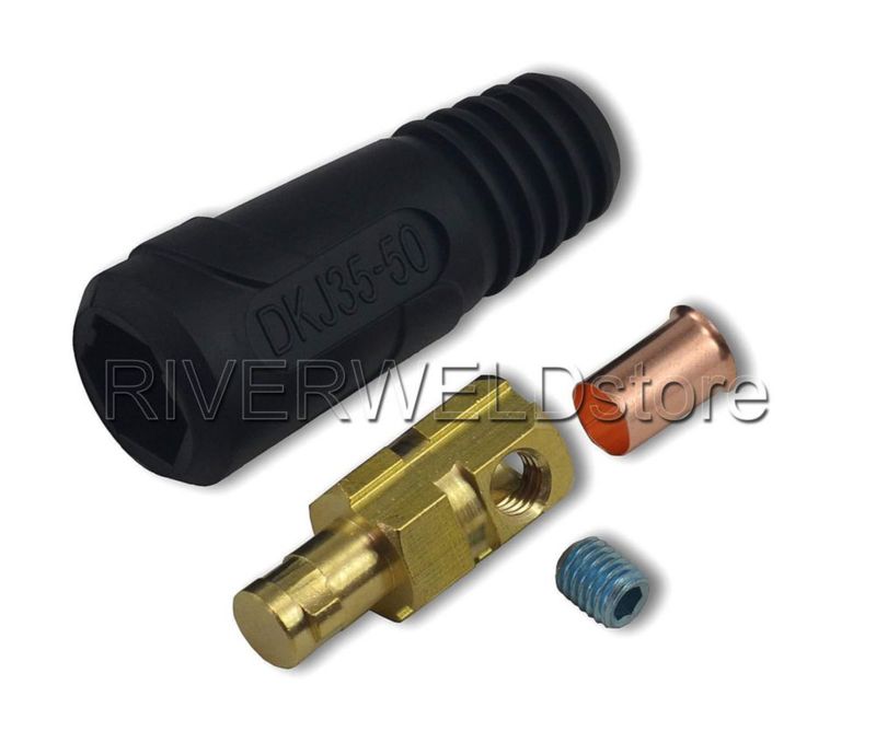 Cable TIG RIVERWELD DKJ35-50 315A 2 uds Rojo/Negro