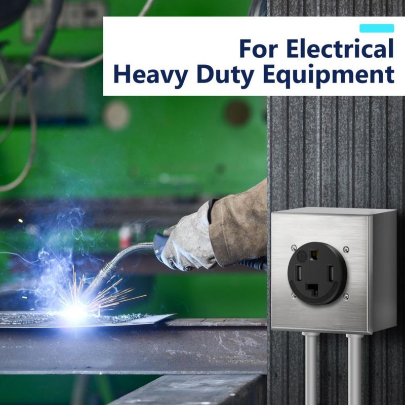 Toma para secadora LIDER NEMA 14‑30R 30 A 125/250 V (paquete de 2)