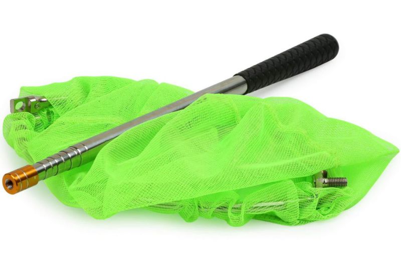 Red de Pesca RESTCLOUD de 150 cm con Mango Telescópico Verde