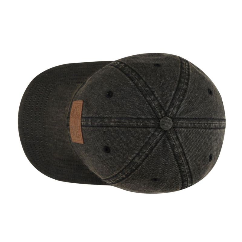 Gorra de béisbol Levi's de denim lavado negro – talla única