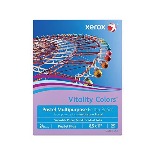 Papel de Impresora Xerox 500 Hojas Lila Tamaño Carta (21x29 cm)