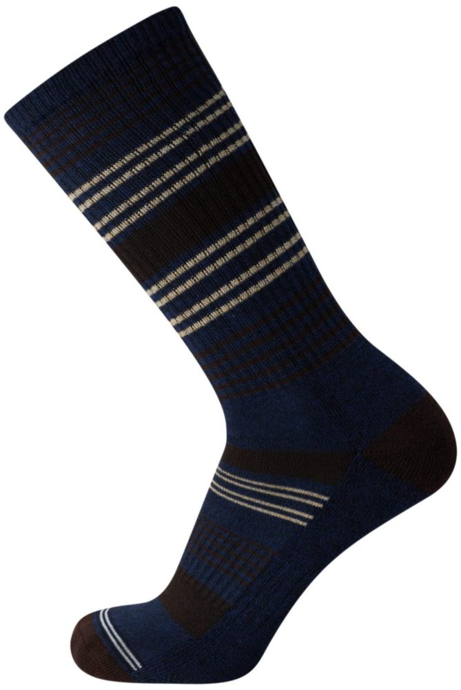 Calcetines Nautica de caña media paquete de 5 transpirables talla 6-12.5 color marrón/azul marino