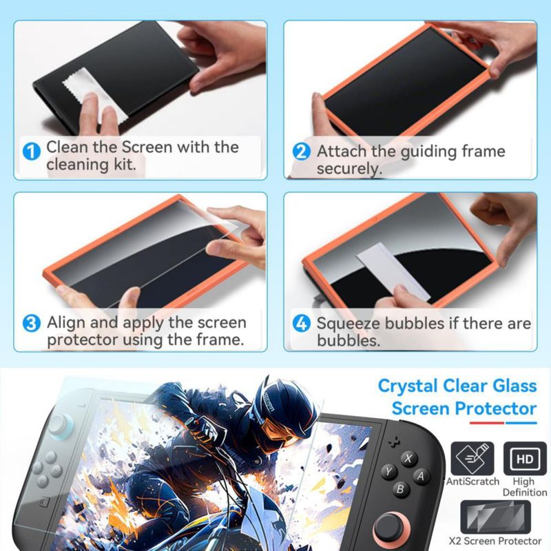 Kit 16 en 1 Switch 2 AEWOTING con estuche y accesorios