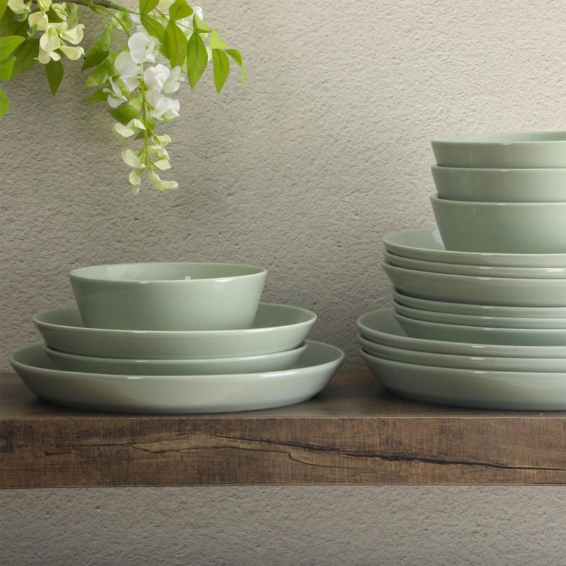 Juego de Vajilla Gibson Home 16 piezas color verde para 4 personas