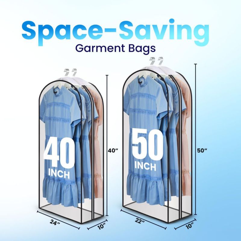 Bolsa de ropa Handy Laundry 127 cm 1 unidad transparente