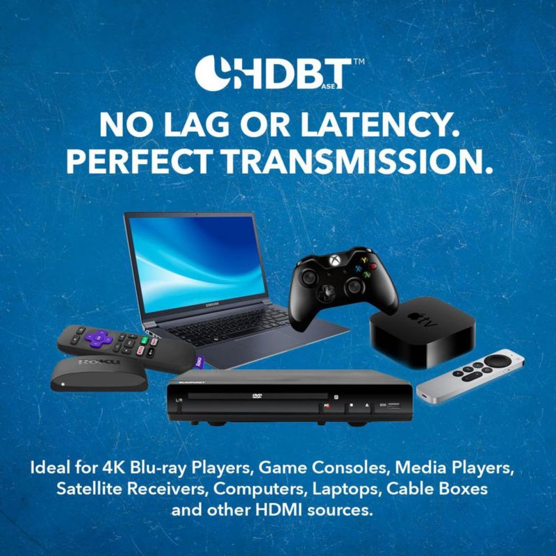 OREI Extensor HDMI Cat7 70 m (230 pies) HDBaseT 4K2K@60Hz IR bidireccional HDR ARC PoC