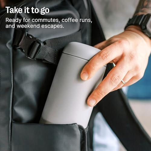 Fellow Carter Move Taza de Café de Viaje con Revestimiento Cerámico 473 ml – Tapa a Prueba de Fugas