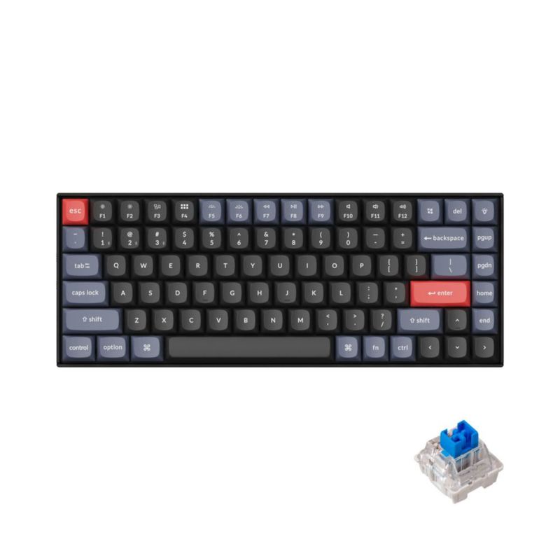 Teclado Keychron K2 Pro 75% Inalámbrico con Switch Azul