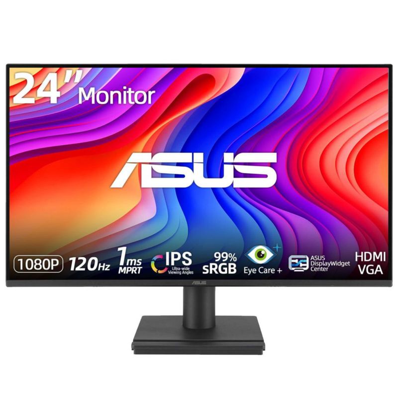 Monitor ASUS de 24" 1080p IPS 120 Hz 1 ms HDMI VGA