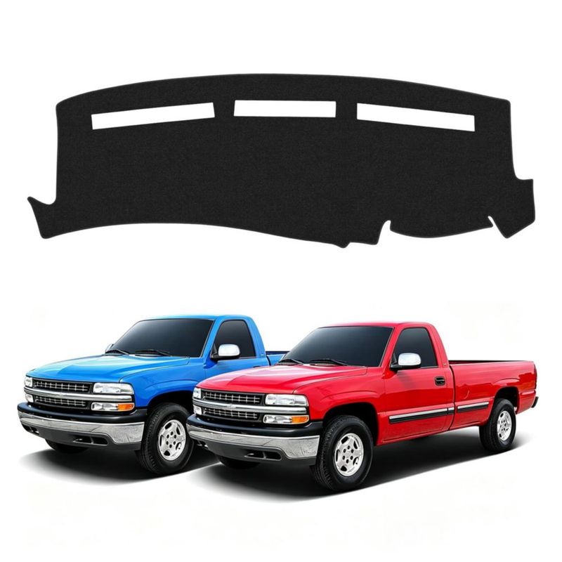 Cubierta de tablero FIILINES Silverado/Sierra 99-06 negro