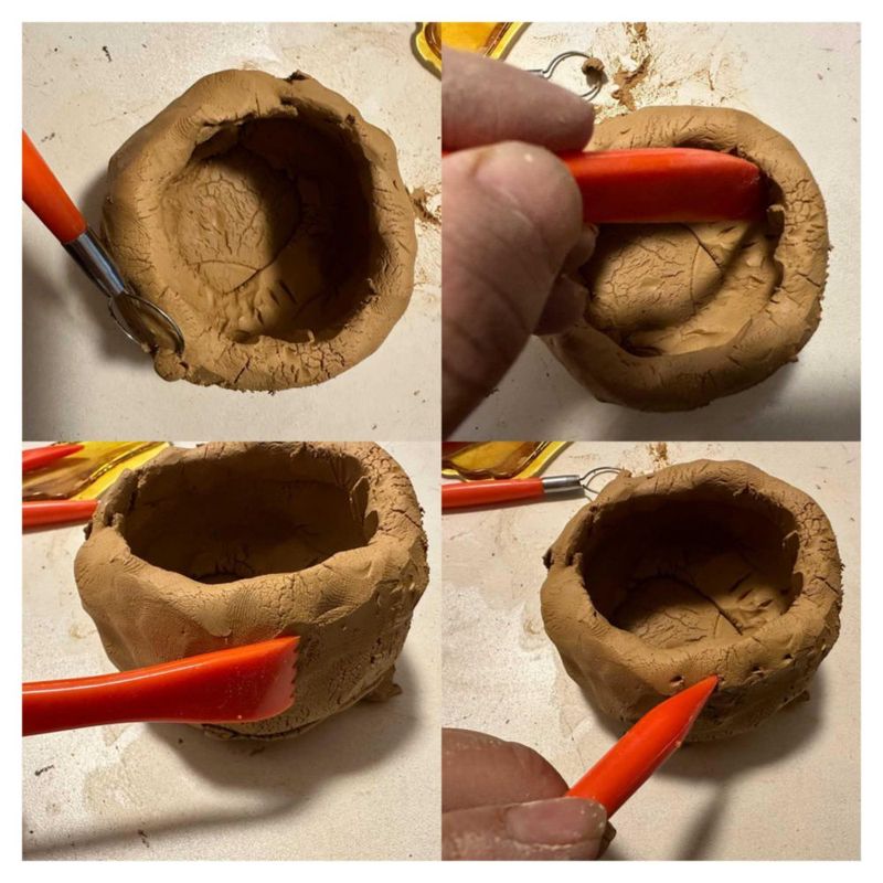 Herramientas de arcilla LANGQUN – Kit de cerámica 15 cm‑20 cm