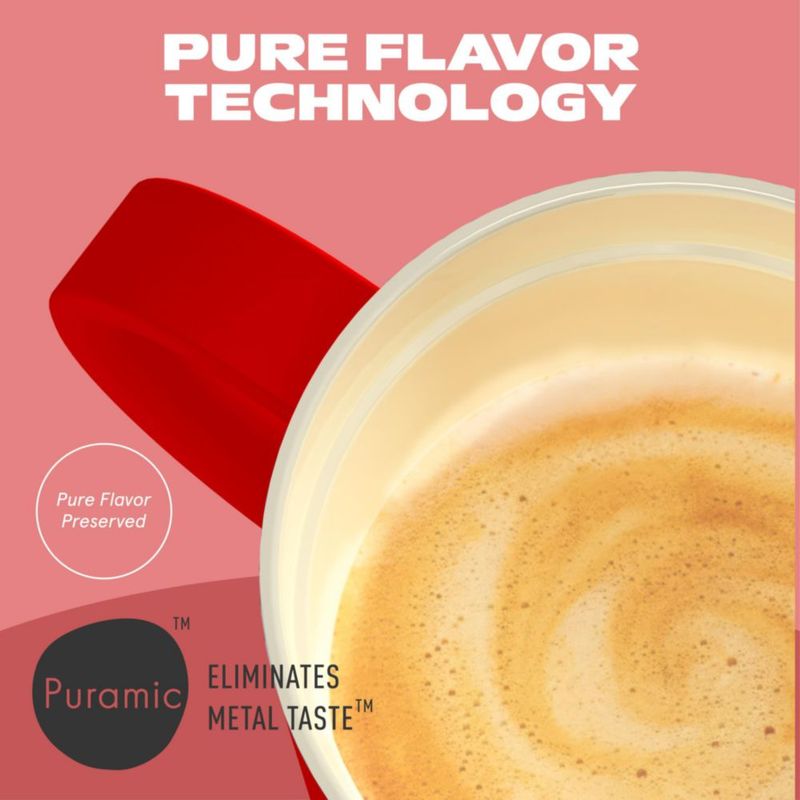 Taza Asobu 350 ml Rojo con Recubrimiento Cerámico