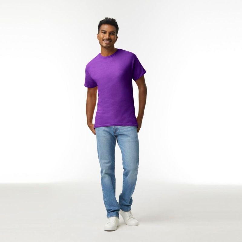 Camiseta Gildan G2000 Morada (Pack de 3) Talla Grande