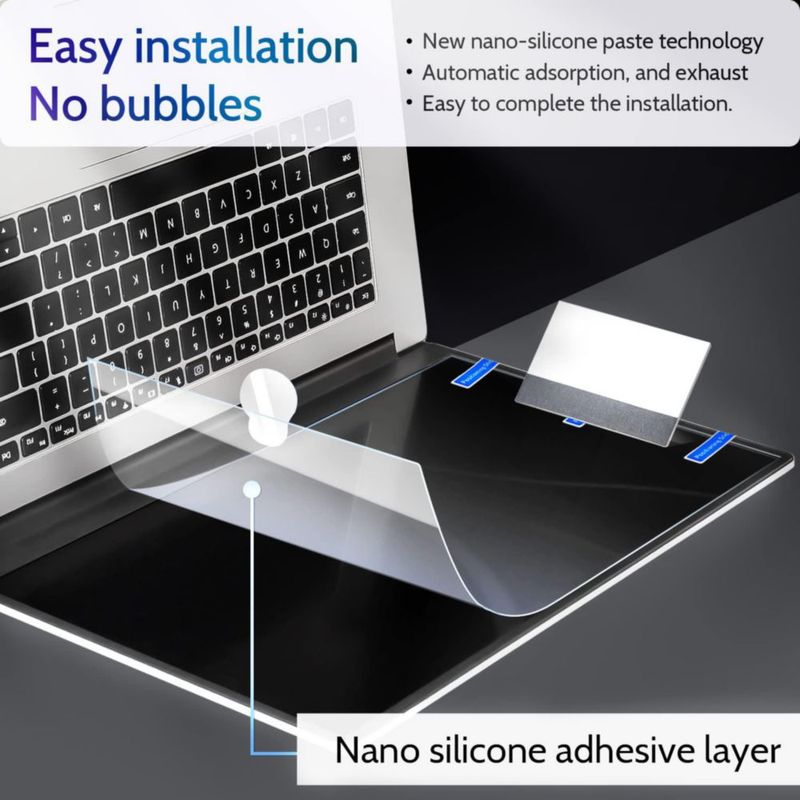 Protector de pantalla Peslv 39 cm anti luz azul - pack de 3