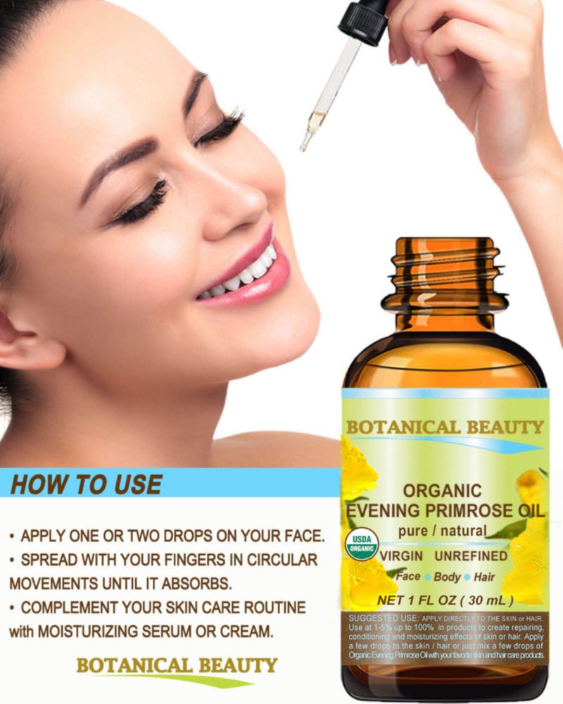 Aceite de Onagra Botanical Beauty 60 ml Puro y Orgánico