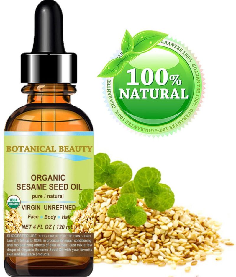 Aceite de sésamo orgánico virgen Botanical Beauty 120 ml