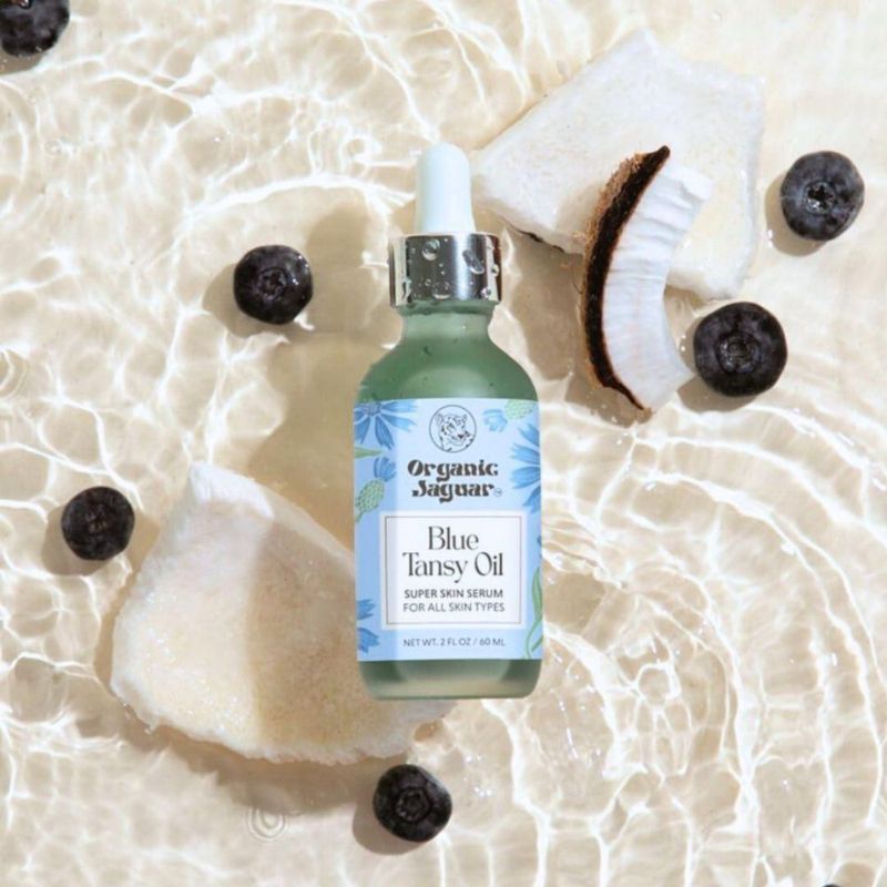 Suero Facial Orgánico Jaguar 60 ml Aceite de Tansy Azul