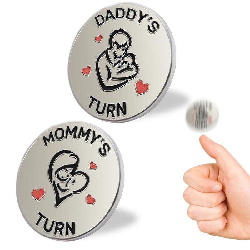 Moneda de Decisión Vichona – Regalo Turno de Mamá / Papá