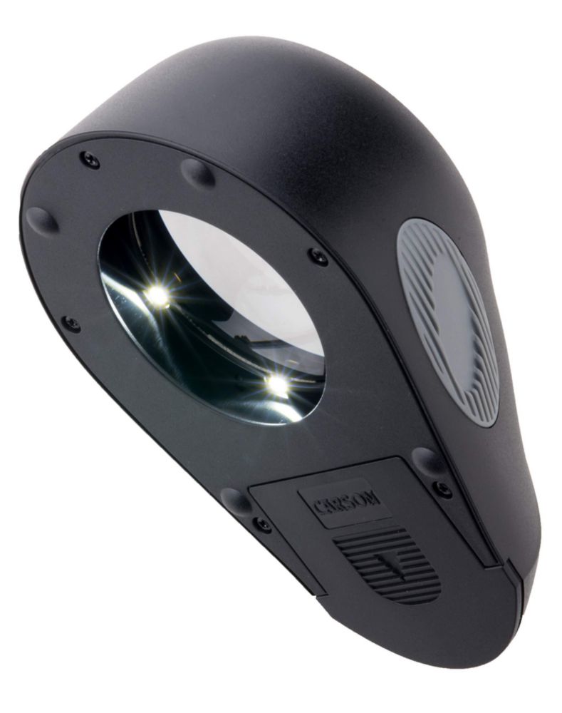 Lupa Carson LL-88 5x LED con 3 niveles de brillo
