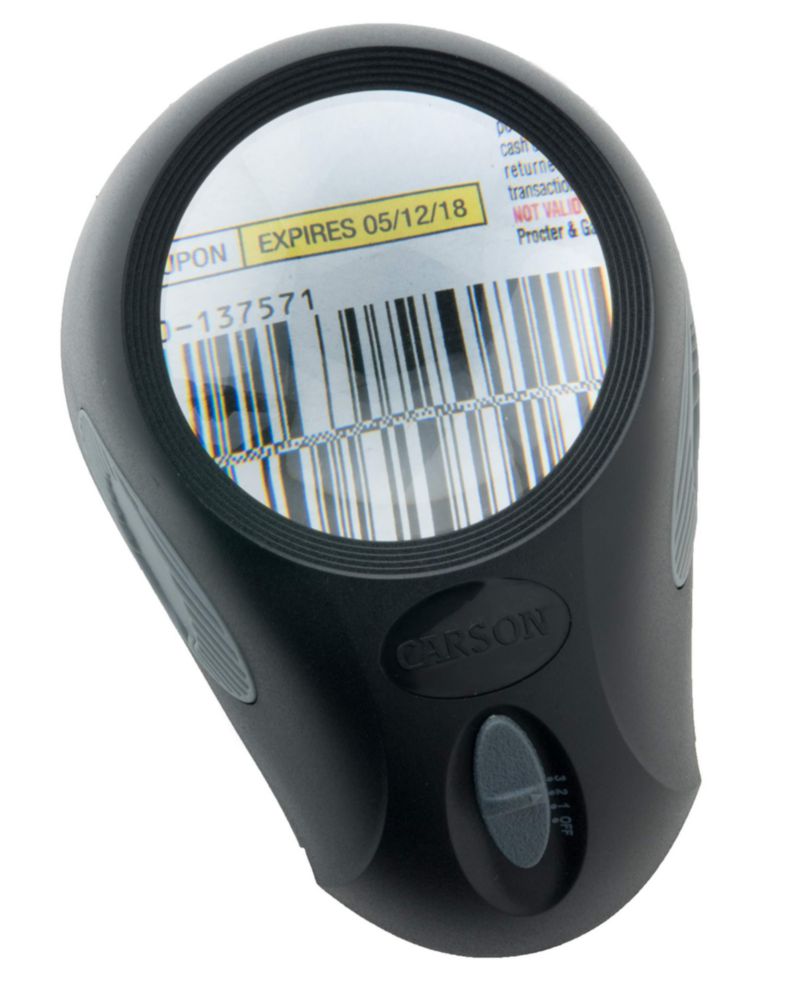 Lupa Carson LL-88 5x LED con 3 niveles de brillo
