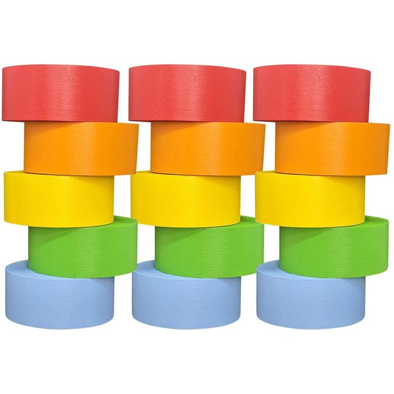 Cinta de Etiquetado Bartovation 25 cm x 1270 cm 15 Rollos Variados
