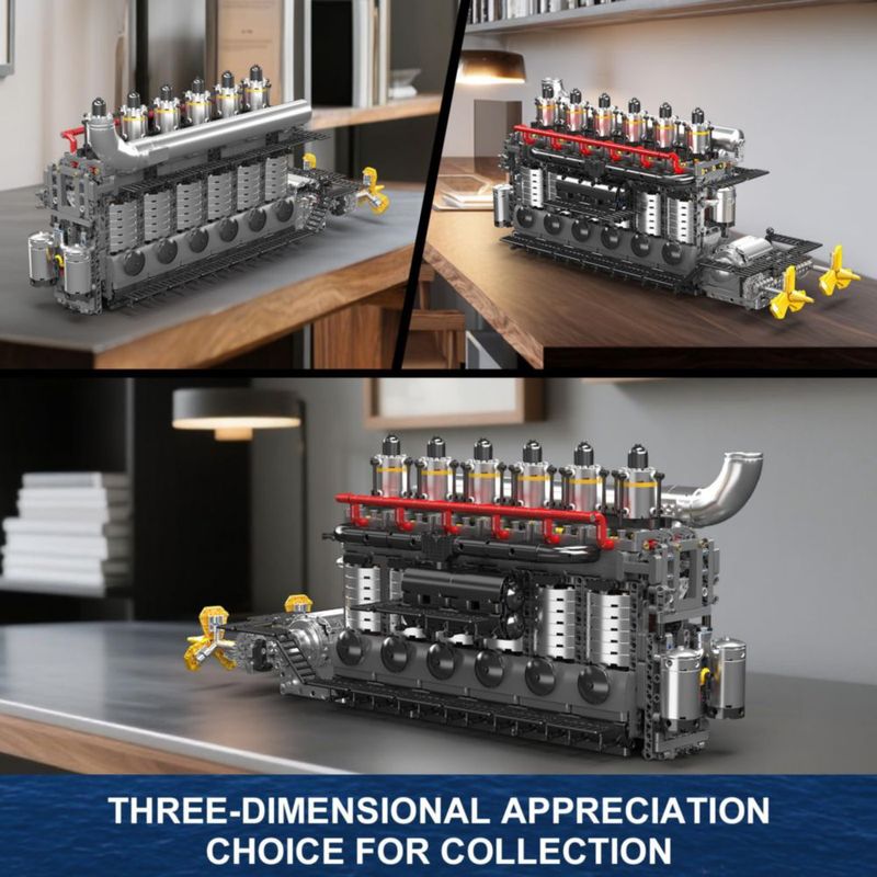Bloques de Construcción Mould King 10209 - Kit de Motor de Portaaviones de 3222 Piezas