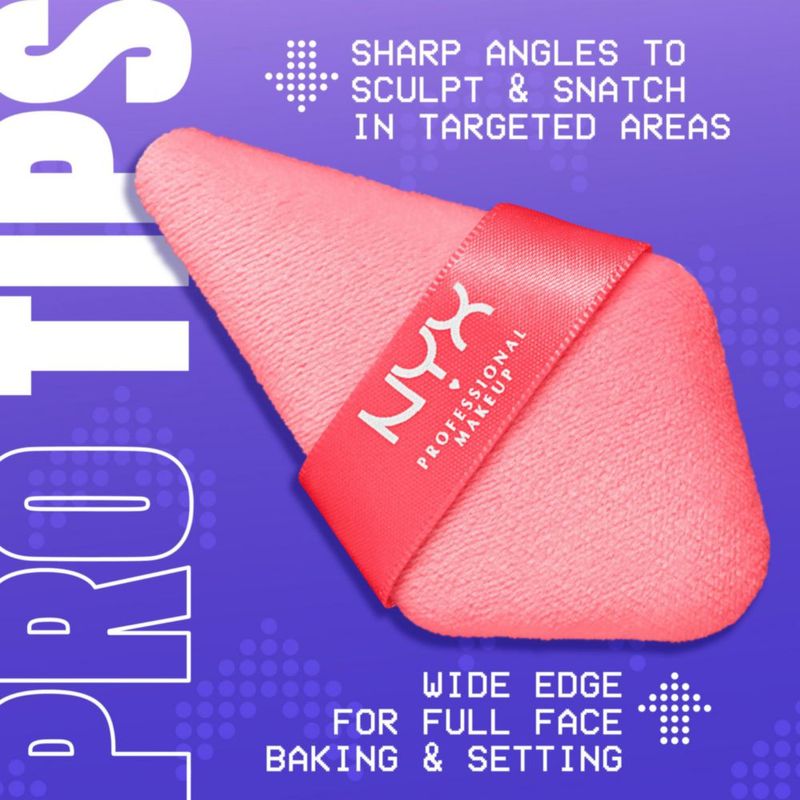 Esponja de Polvo NYX PROFESSIONAL MAKEUP Triangular 1 unidad