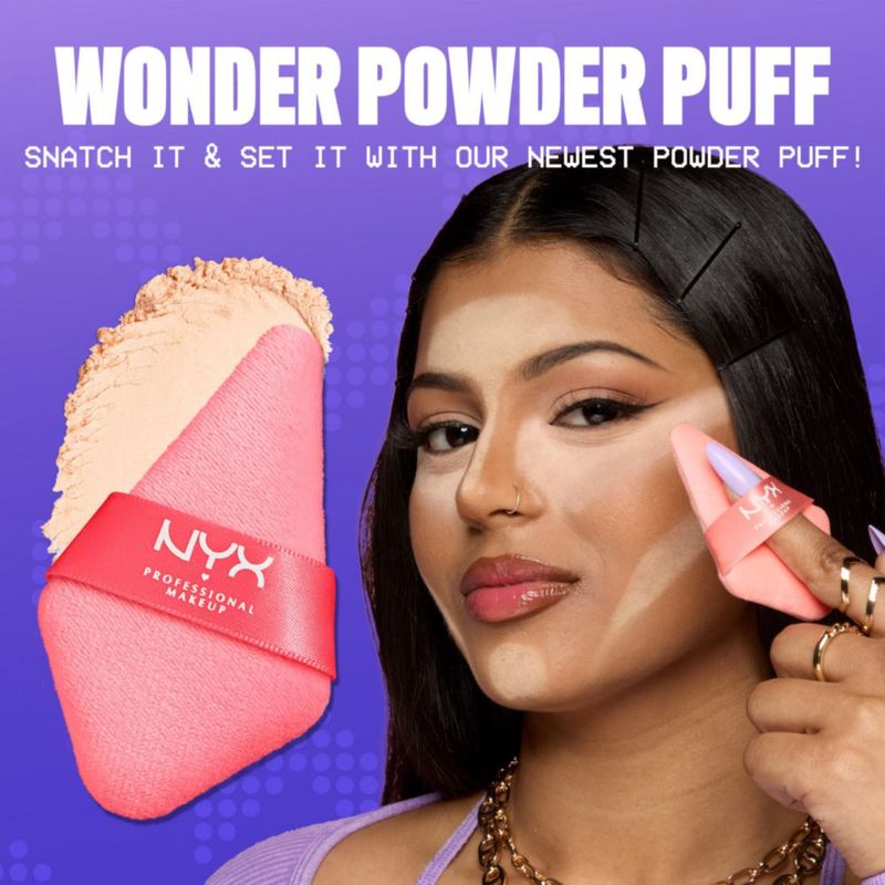 Esponja de Polvo NYX PROFESSIONAL MAKEUP Triangular 1 unidad
