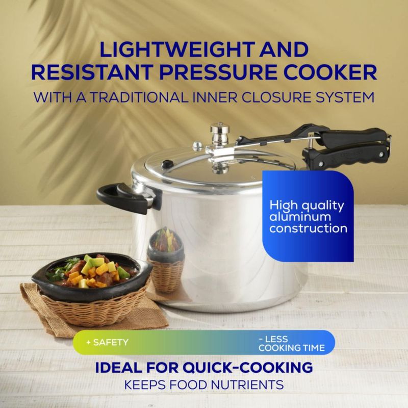 Olla a presión universal de 10 L de aluminio para cocina