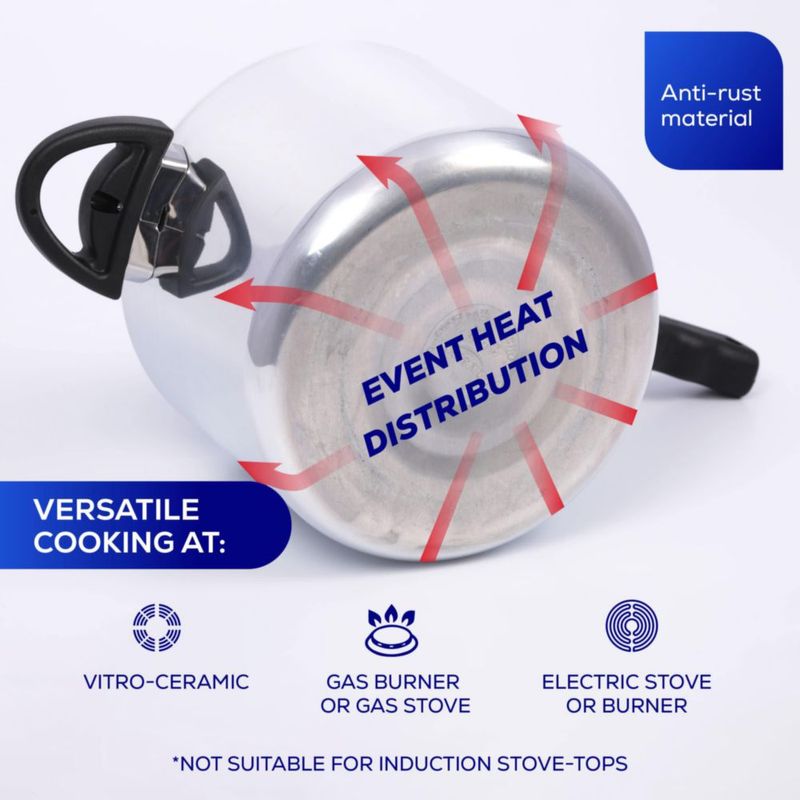 Olla a presión universal de 10 L de aluminio para cocina