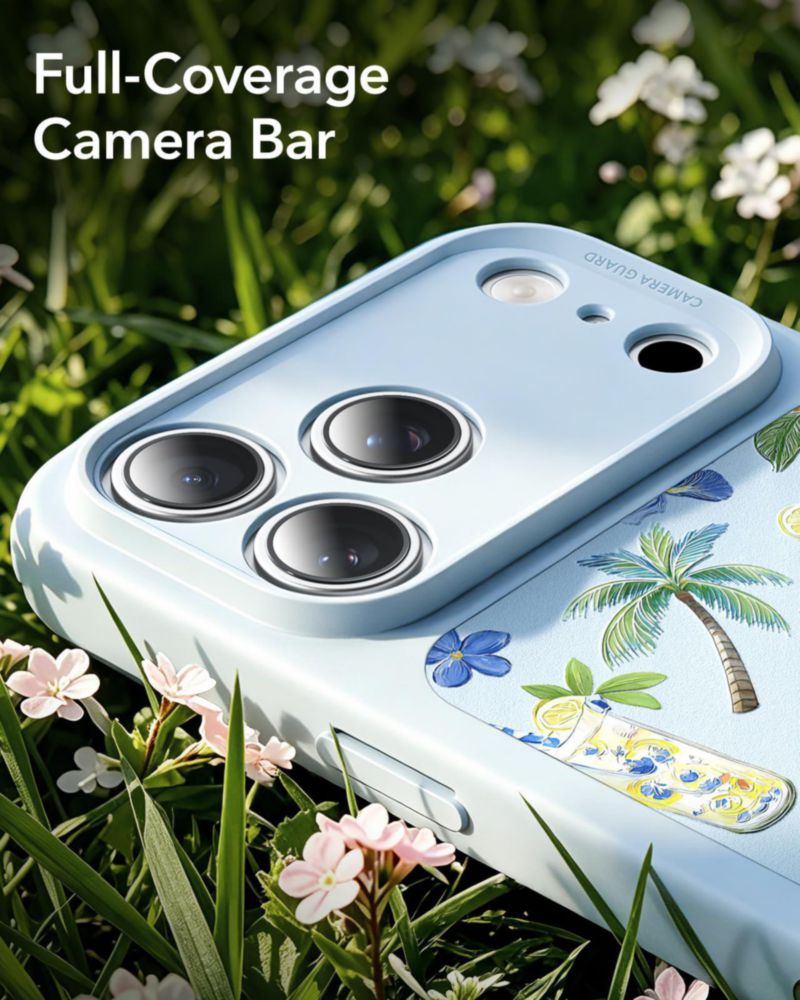 Funda ESR para iPhone 18/17 Pro estilo femenino azul claro