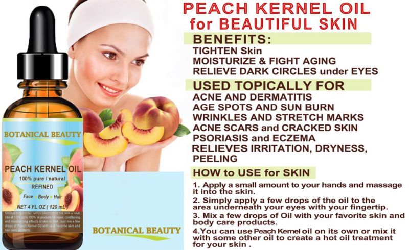 Aceite de semilla de melocotón Botanical Beauty 120 ml refinado