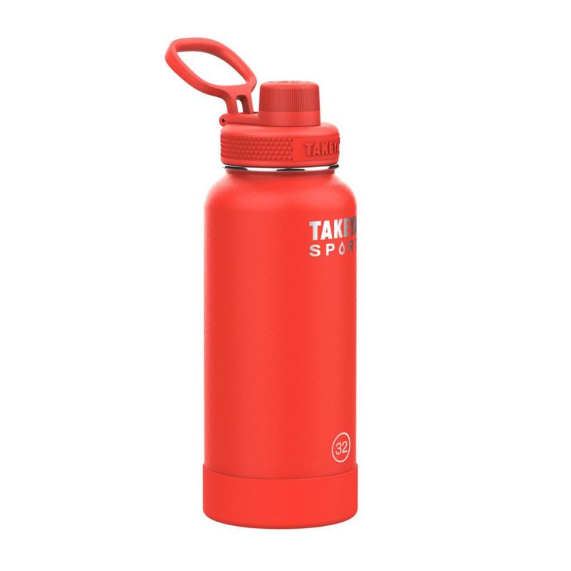 Botella de Agua Takeya 950 ml Pro Fire con Tapa de Boquilla