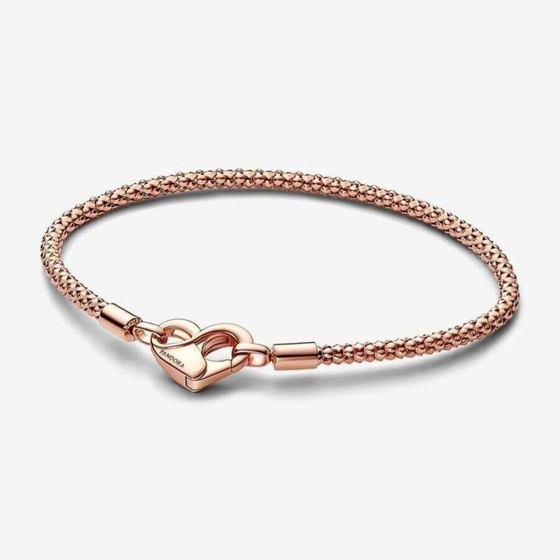 Pulsera PANDORA Moments cadena tachonada de 16 cm