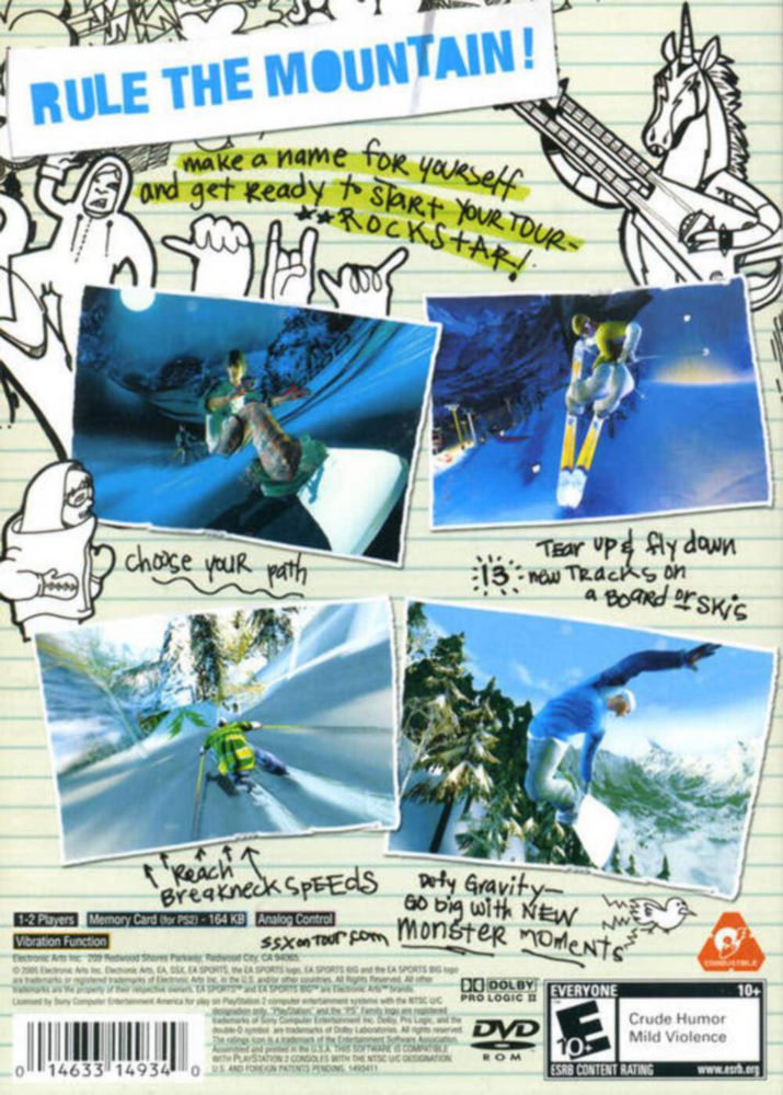 Videojuego SSX On Tour para PS2 de Electronic Arts