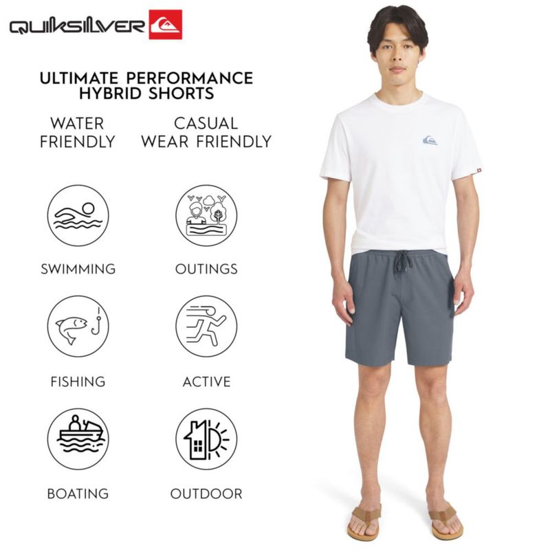 Pantalones cortos Quiksilver Iron Gate Mediano 18 cm Stretch