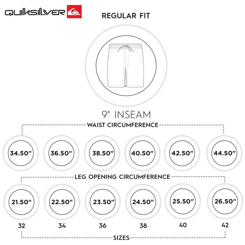 Pantalones cortos Quiksilver Iron Gate Mediano 18 cm Stretch